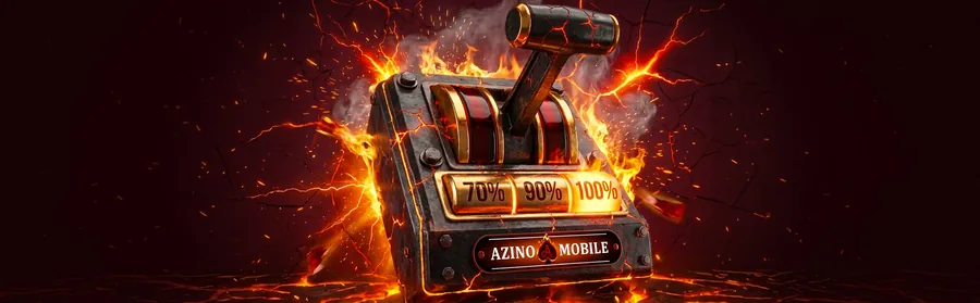 Акция «Держи заряд» Азино Мобайл: 70, 90 и 100 процентов к депозиту